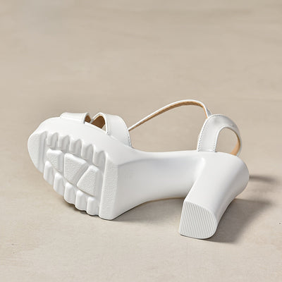 VitaCharm™ – Elegante Damen Plateau Sandalen mit Blockabsatz