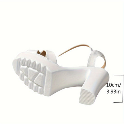 VitaCharm™ – Elegante Damen Plateau Sandalen mit Blockabsatz