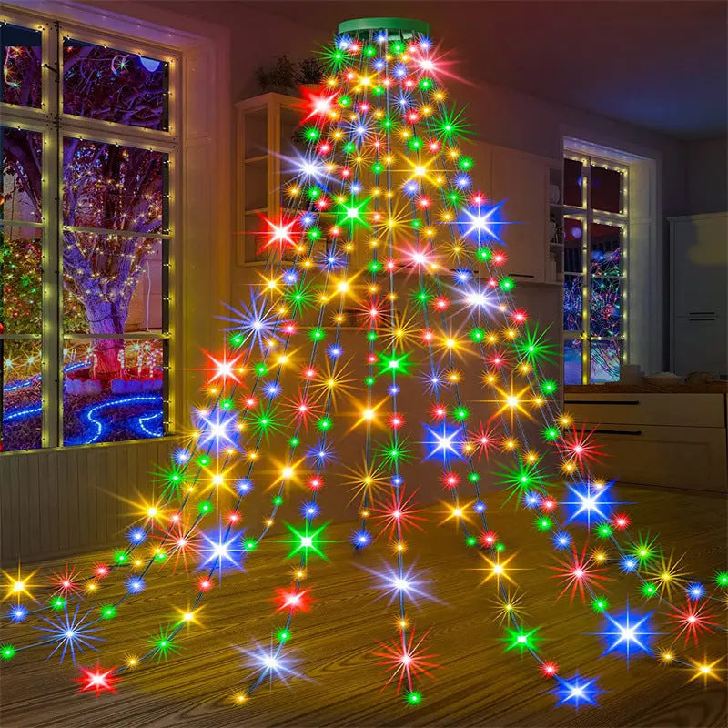 CascadeLight® | TreeFall LED Wasserfall-Lichter fürs Weihnachtsbaum