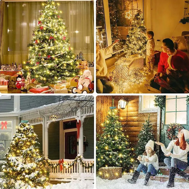 CascadeLight® | TreeFall LED Wasserfall-Lichter fürs Weihnachtsbaum