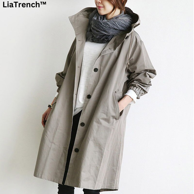 LiaTrench™ Eleganter und wasserabweisender Trenchcoat