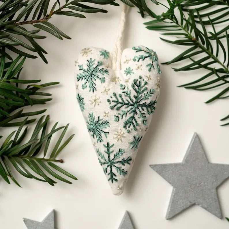 ThreadCherish® DIY-Stickerei-Set für Weihnachtsschmuck