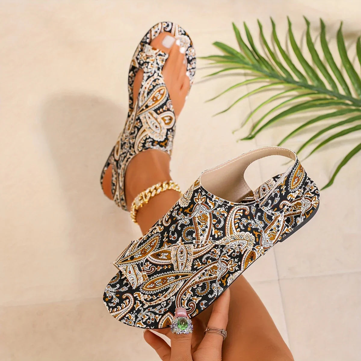 Riley™ | Vintage böhmische Sandalen