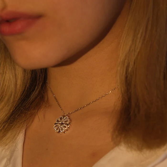 Zenvada's Magnetische Lucky Heart Halskette