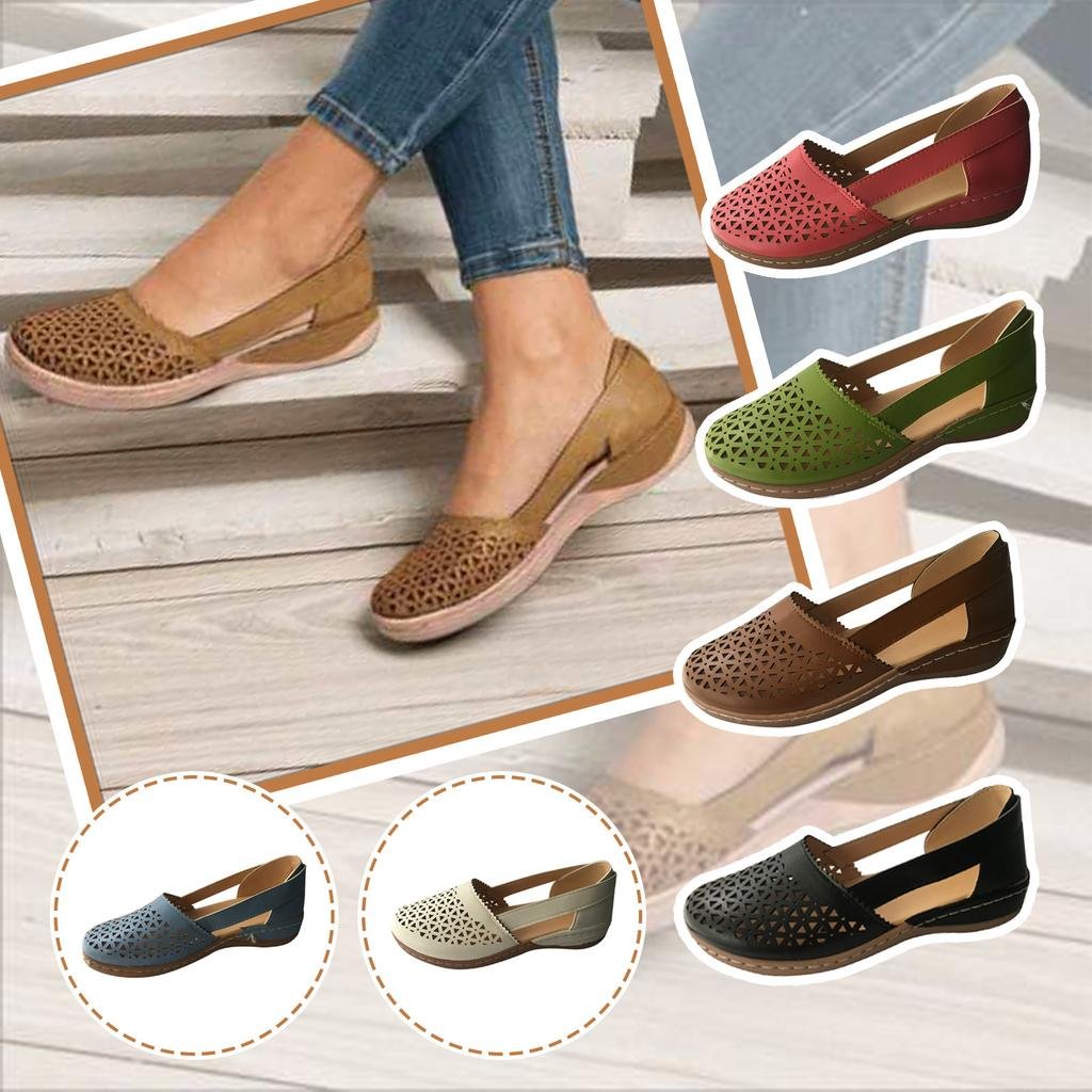 SoleBloom™ | Keilabsatz Orthopädische Sommer Vintage Sandalen