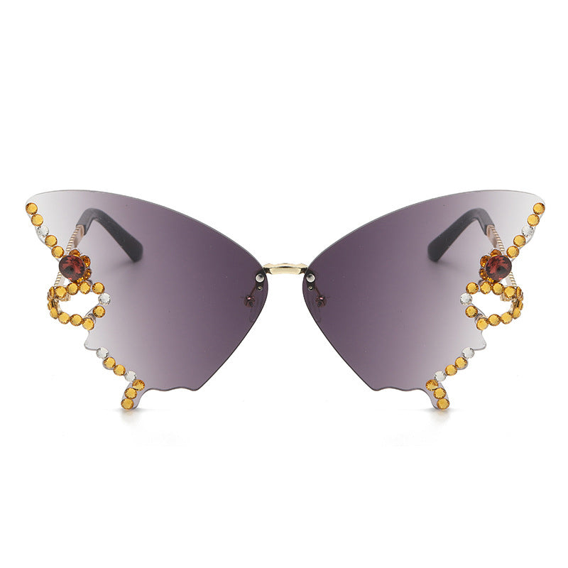 50% RABATT | Schmetterlingsdiamanten | Sonnenbrille mit