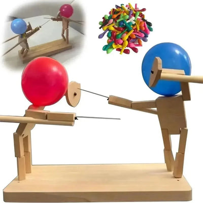 50% RABATT | WoodKnights | Ballon-Bambus-Mann-Schwertkampf