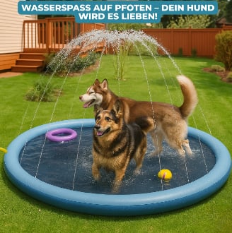 SplashPaws™ - Sommerlicher Wasserspaß für Hunde und Kinder