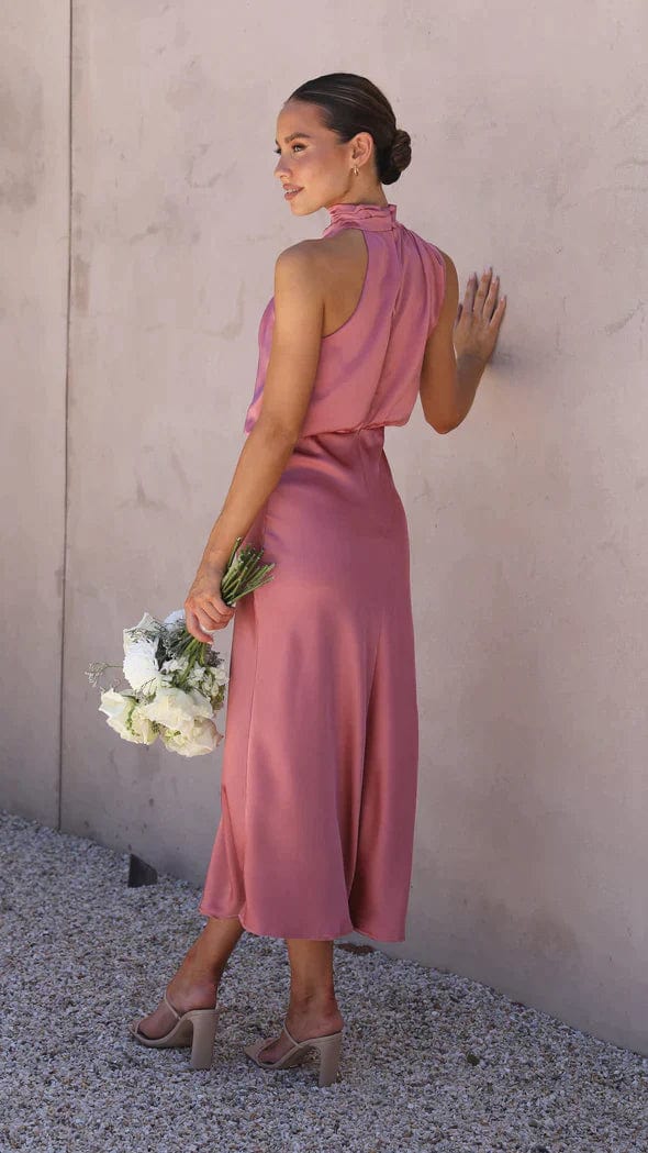50% RABATT | Belle | Glänzendes langes Kleid