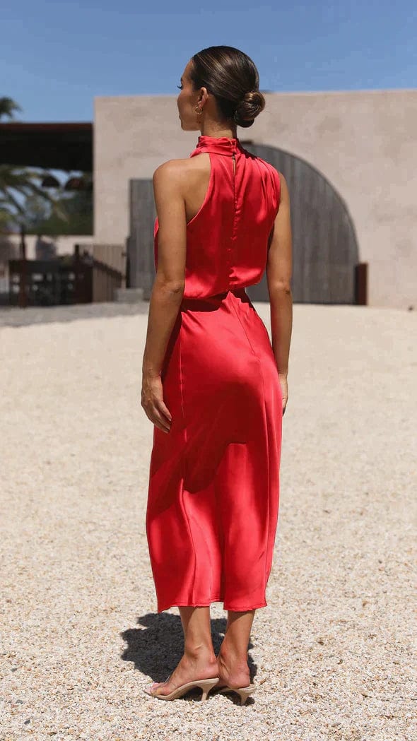 50% RABATT | Belle | Glänzendes langes Kleid