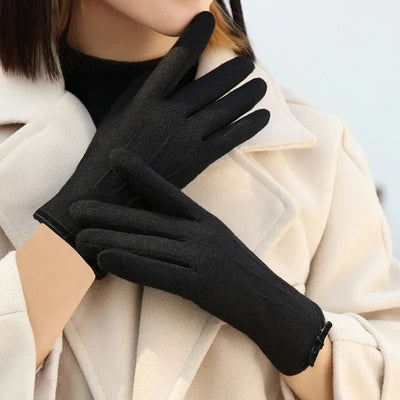 TouchWarm™ Pelzige, warme Vollfinger-Touchscreen-Handschuhe aus Kaschmir für kalte Tage