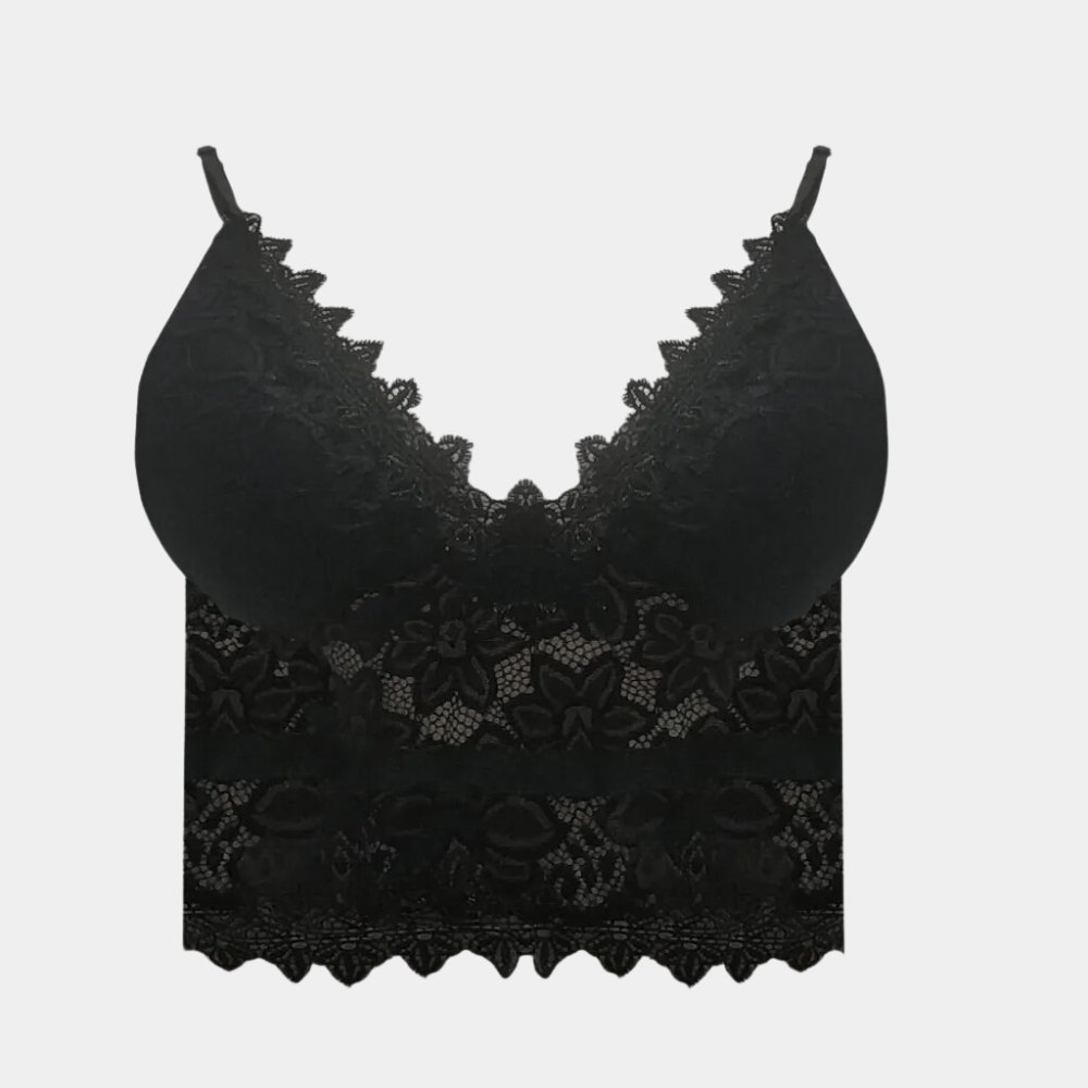 50% RABATT | Lacette™ | Cropped Top mit Spitze für Frauen
