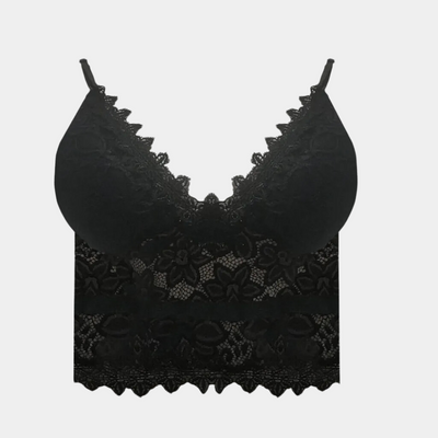50% RABATT | Lacette™ | Cropped Top mit Spitze für Frauen