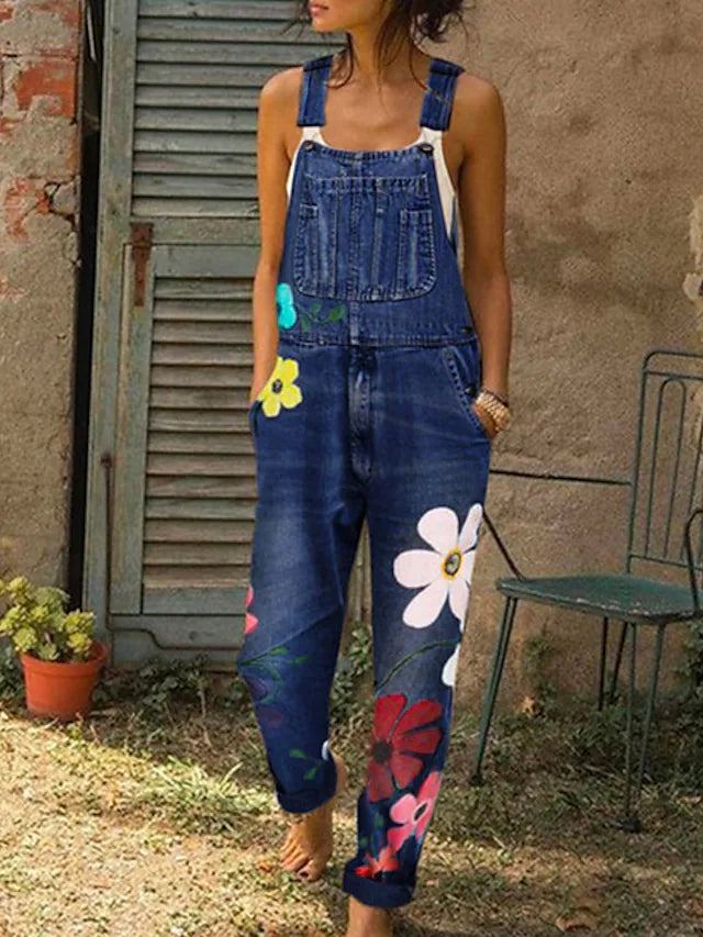 Flowers™ Jumpsuit mit Blumendruck (50% Rabatt)