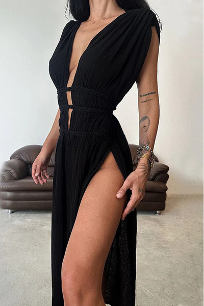 50% RABATT | Braelith™ | Boho Leinen Kaftan Kleid