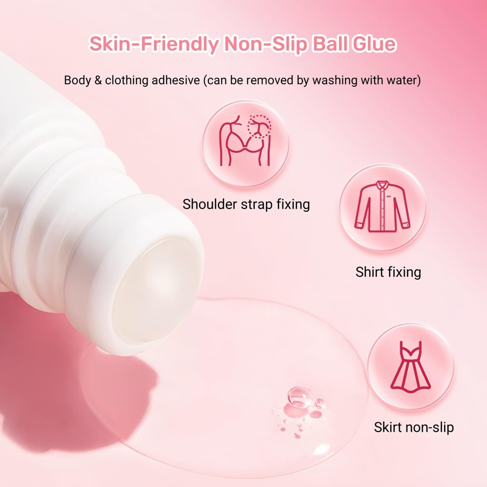 1+1 Gratis | InvisiBond™ | Roll-On Textilkleber für unsichtbaren Halt