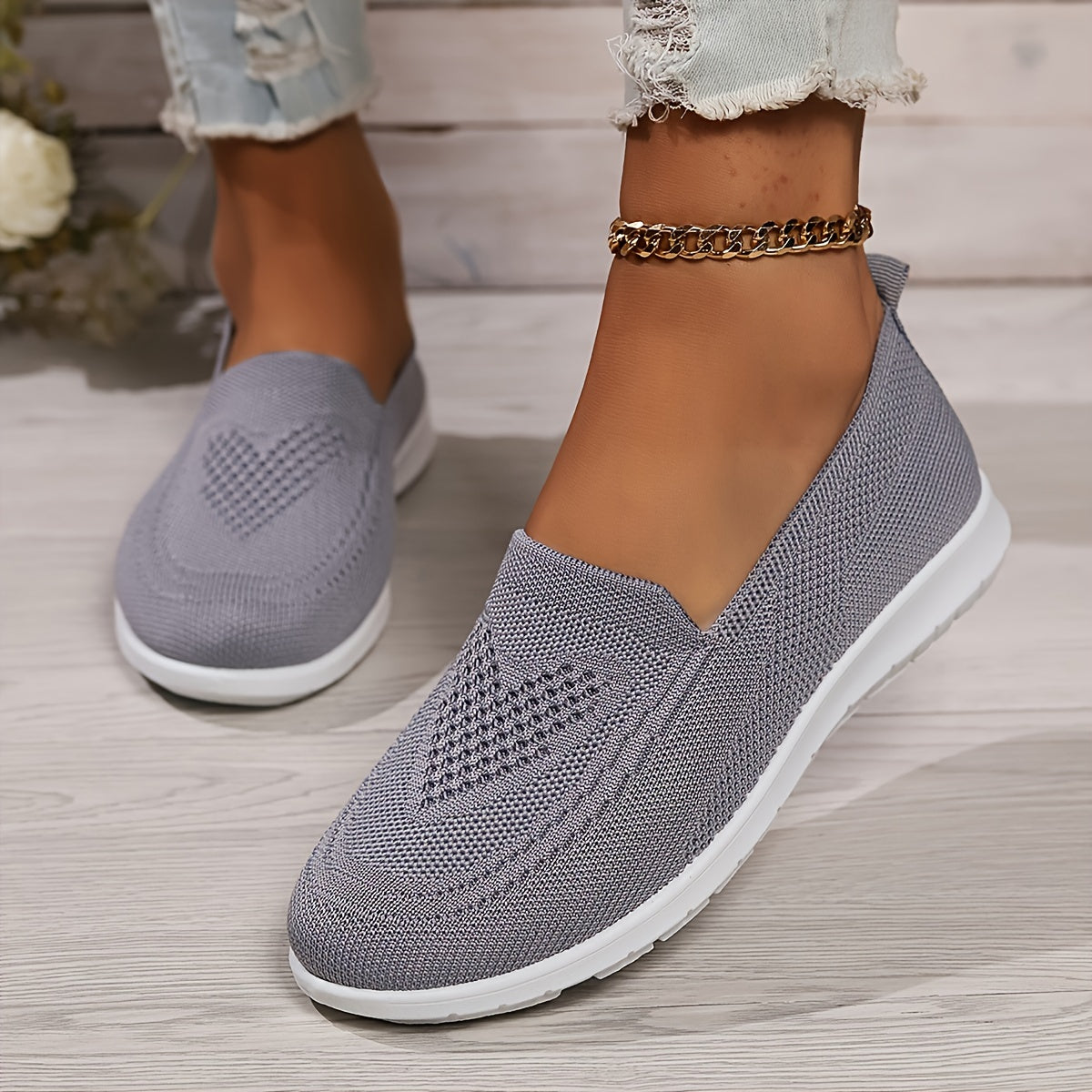50% RABATT | Zyra™ | Leichte Slip-On-Sneaker mit Stil und Halt