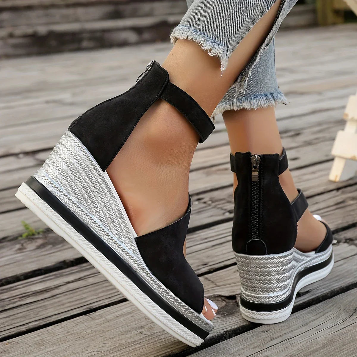 50% RABATT | Rocilyn | Bequeme Plateausandalen