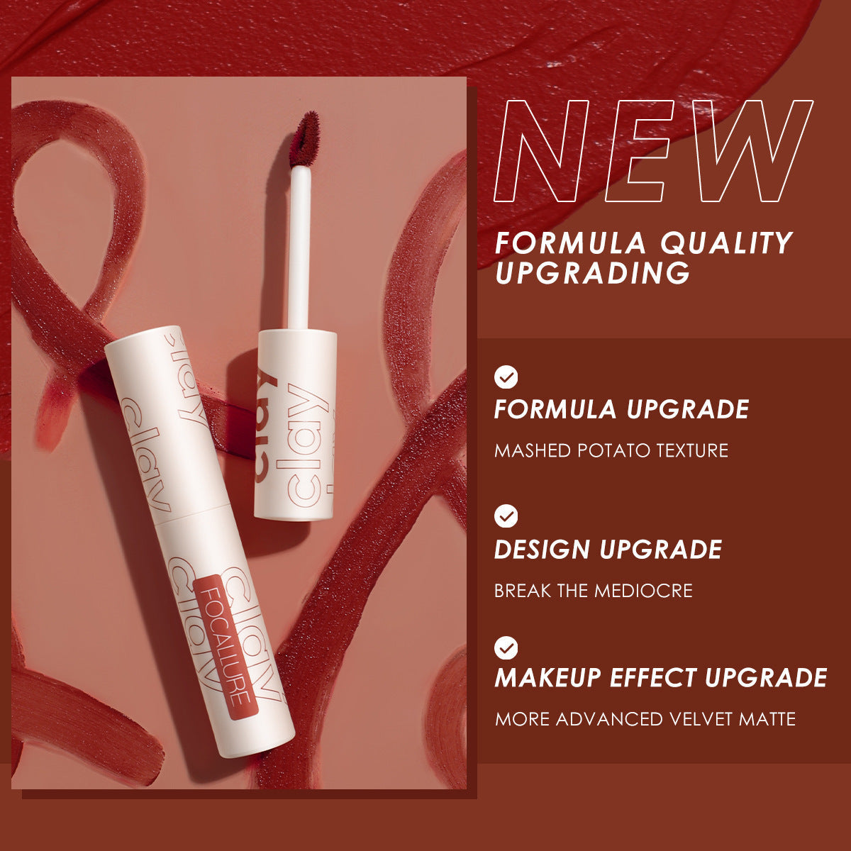 1+1 GRATIS | Velvique™ | Matte Lippenpaste mit Halt