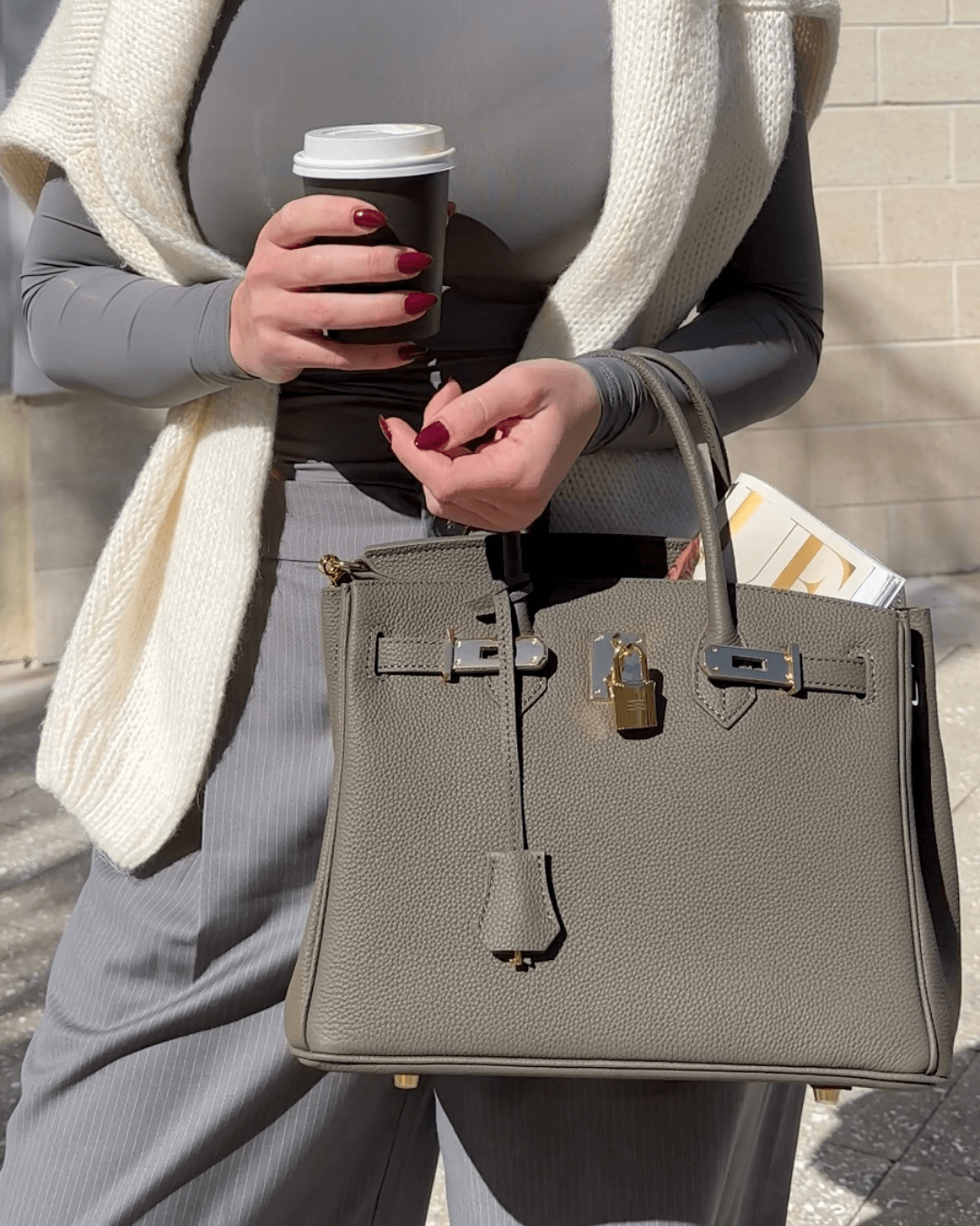 50% RABATT | Chiara | Elegante Leder Handtasche