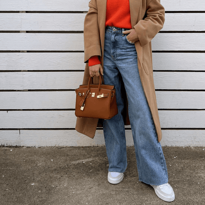 50% RABATT | Chiara | Elegante Leder Handtasche