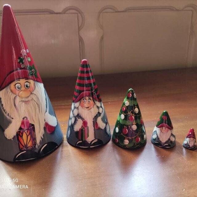 TreeHaven® Handgefertigte Weihnachtsbaum-Puppe