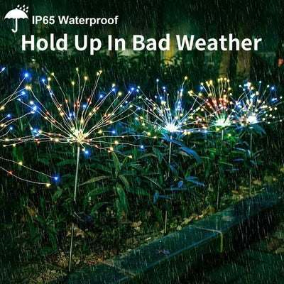 1+3 GRATIS | StarBloom™ | Solar Feuerwerk Gartenlampen Wetterfeste LED