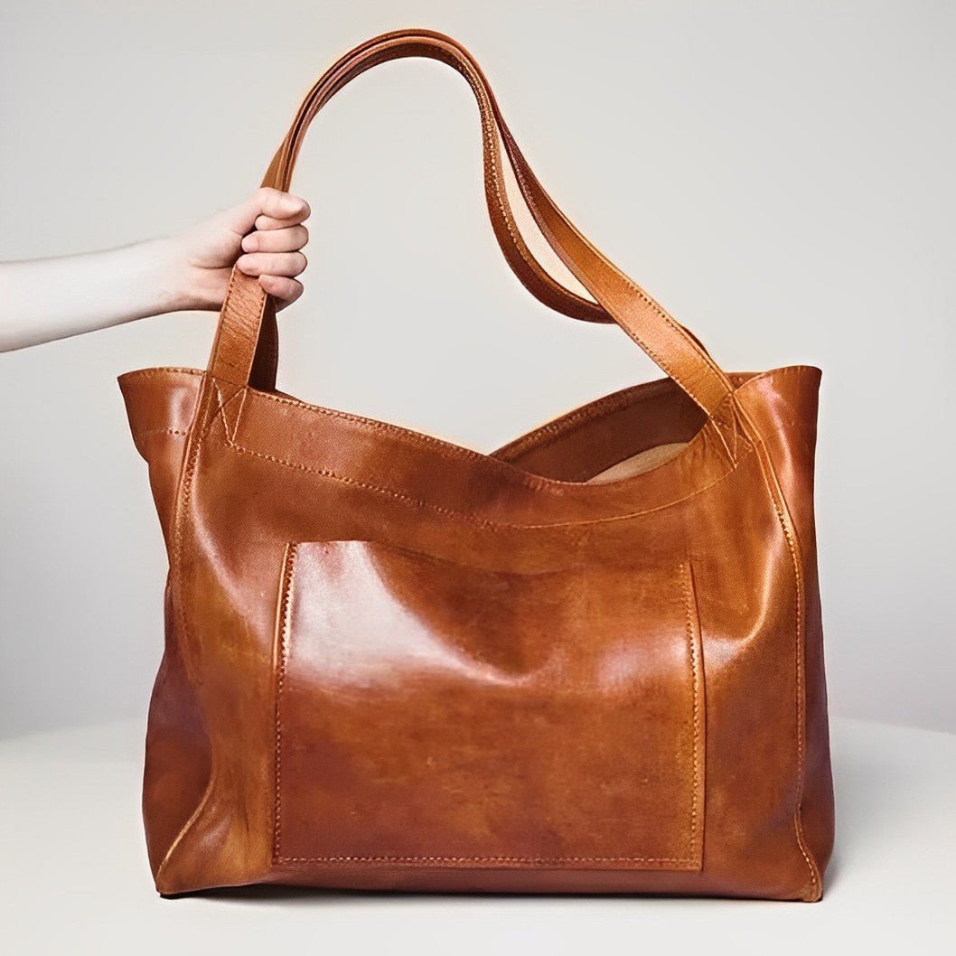 50% RABATT | Dorothea | Edle Vintage Lederhandtasche