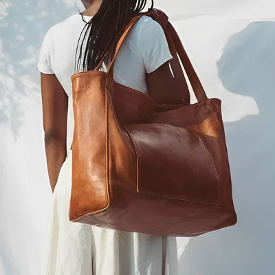 50% RABATT | Dorothea | Edle Vintage Lederhandtasche