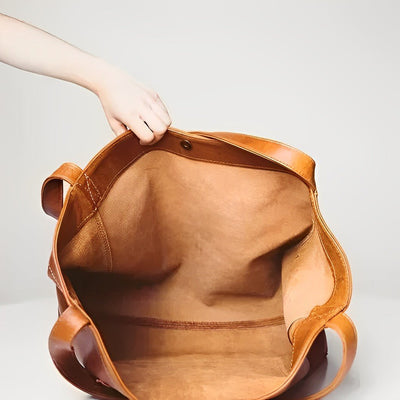 50% RABATT | Dorothea | Edle Vintage Lederhandtasche
