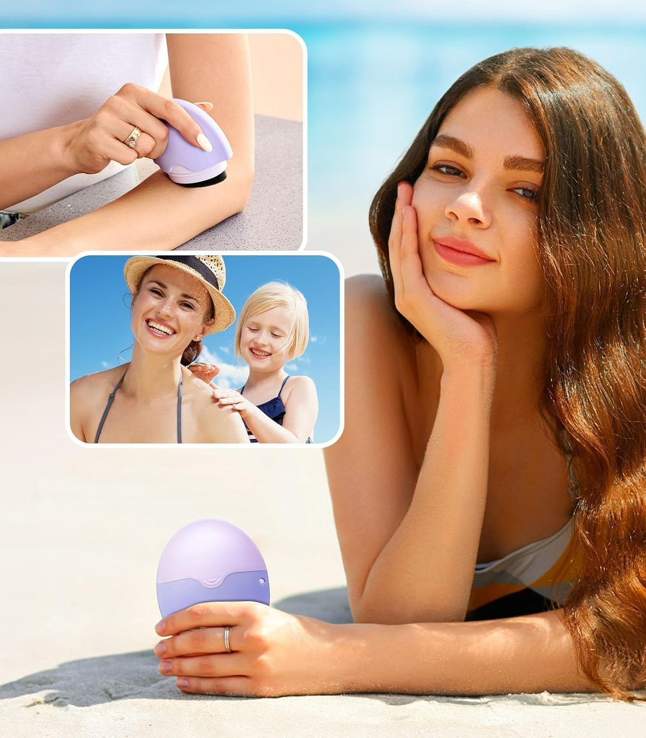 1+1 GRATIS | SunSwipe™ | No-Mess Sonnencreme-Applikator, Tragbar, Nachfüllbar und Reisefertig