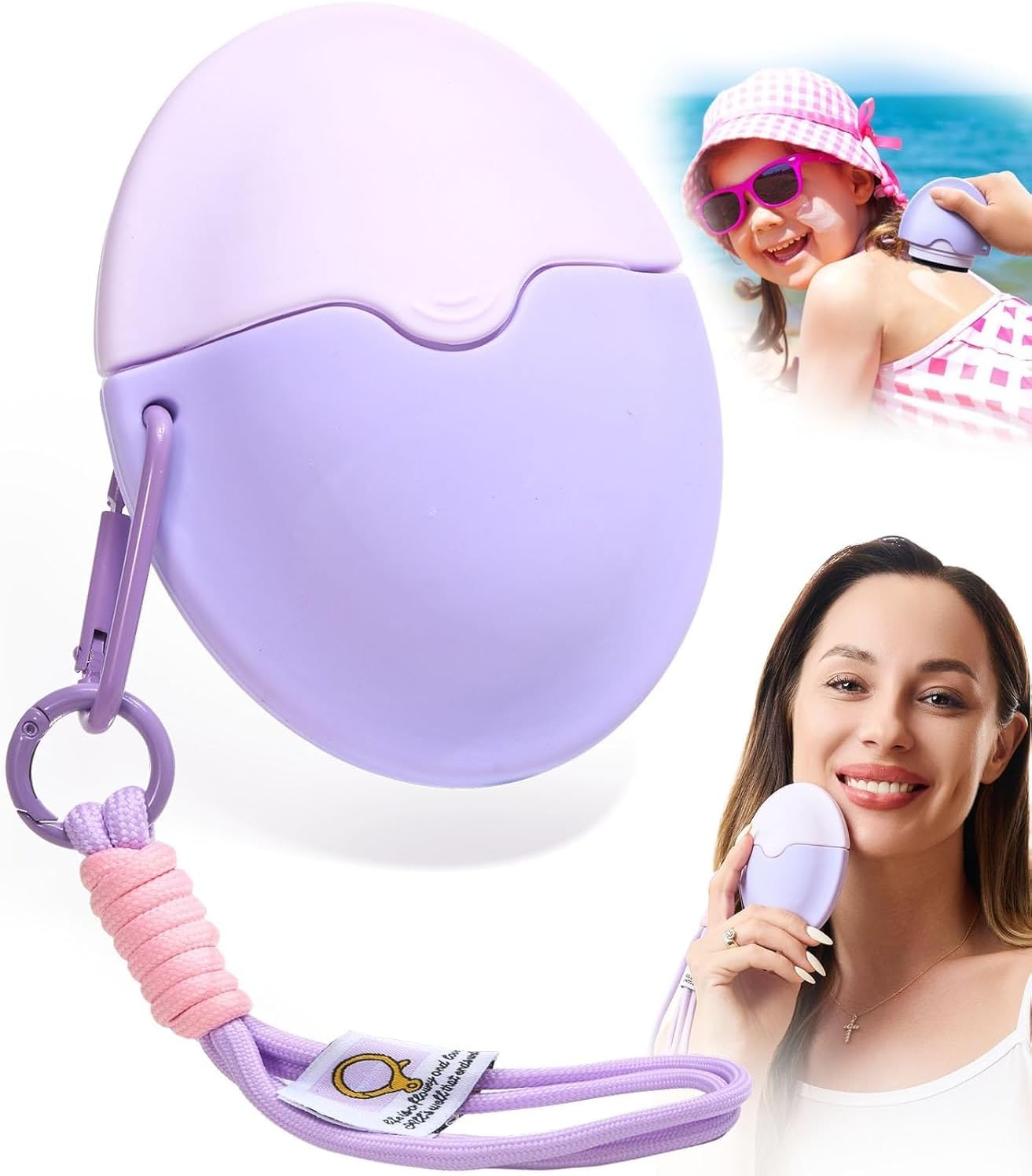 1+1 GRATIS | SunSwipe™ | No-Mess Sonnencreme-Applikator, Tragbar, Nachfüllbar und Reisefertig