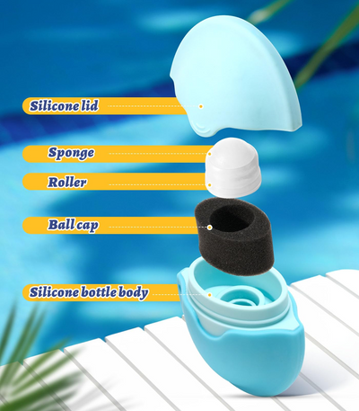 1+1 GRATIS | SunSwipe™ | No-Mess Sonnencreme-Applikator, Tragbar, Nachfüllbar und Reisefertig