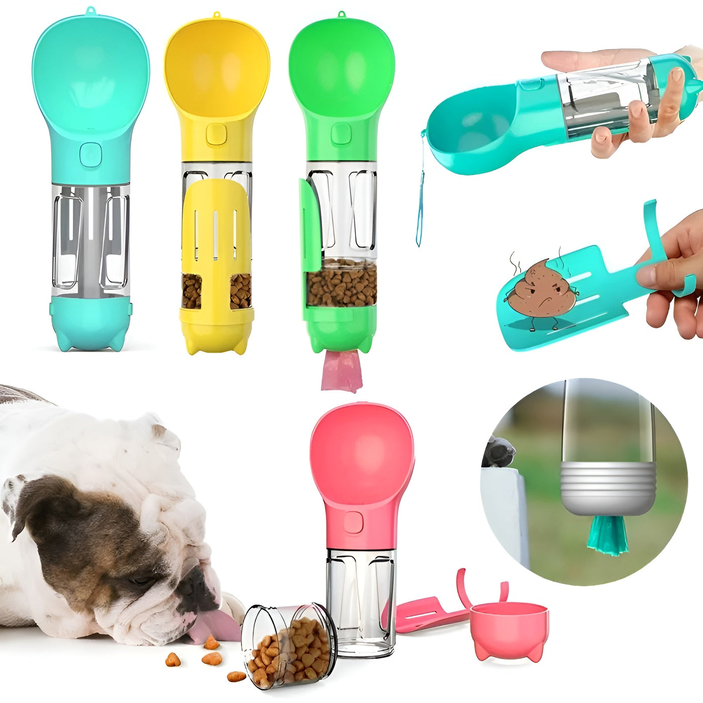 1+1 GRATIS  |  PawPort - Die ultimative Flasche für Lebensmittel, Wasser und Beutel