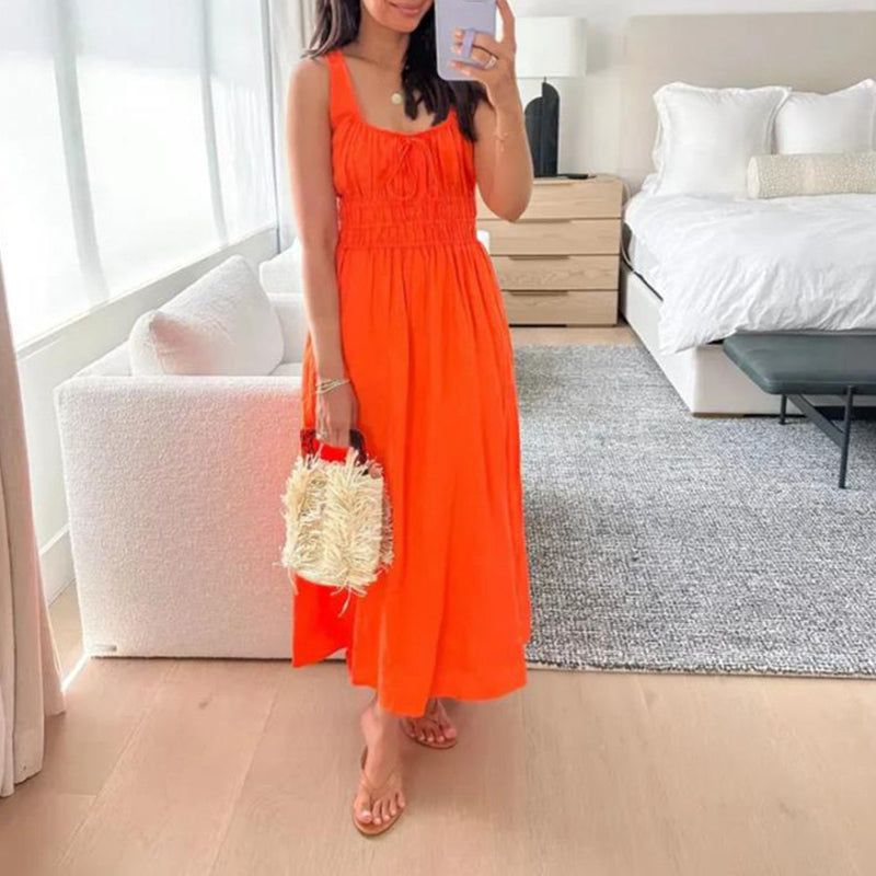 50% RABATT | Smockelle™ | Damen Smocked Kleid