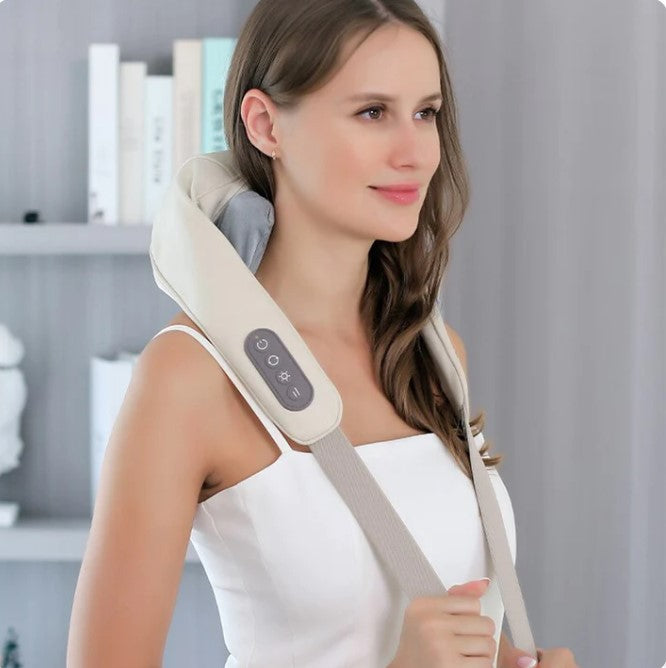 Elektrisches Shiatsu-Nackenmassagegerät mit Wärmefunktion – preisgekröntes Modell, Gewinner