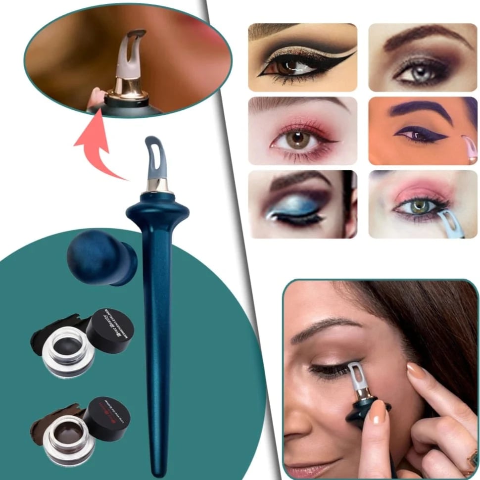 50% RABATT | LuxeLine™ | Eyeliner-Applikator + Eyeliner-Pomade
