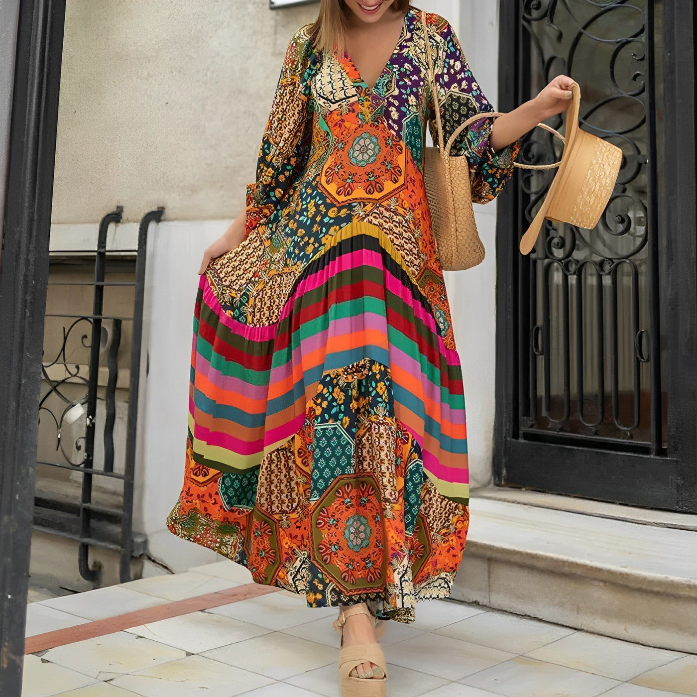 50% RABATT | BohoMajesté™ | Bohemian Elegantes Kleid