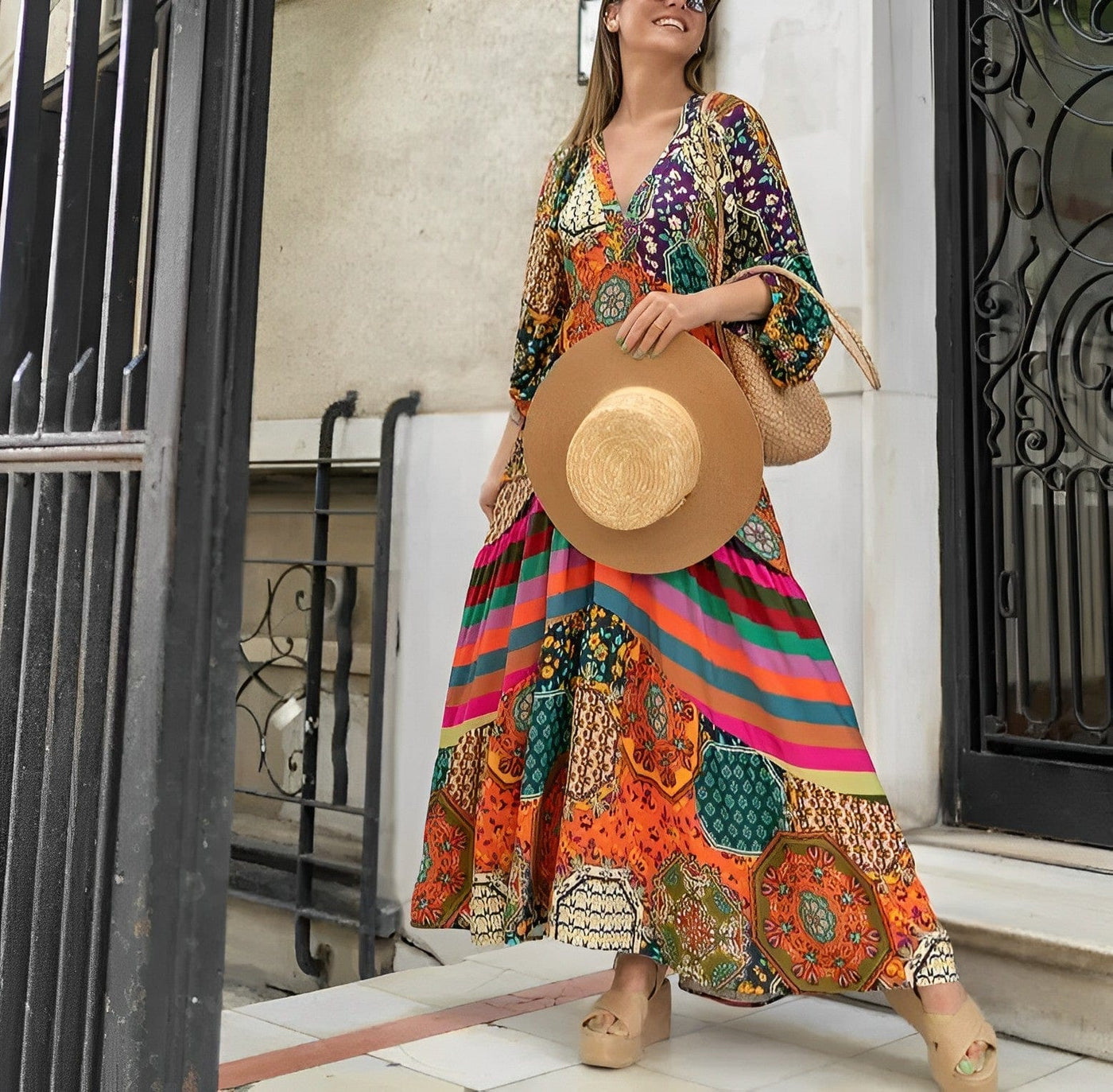 50% RABATT | BohoMajesté™ | Bohemian Elegantes Kleid