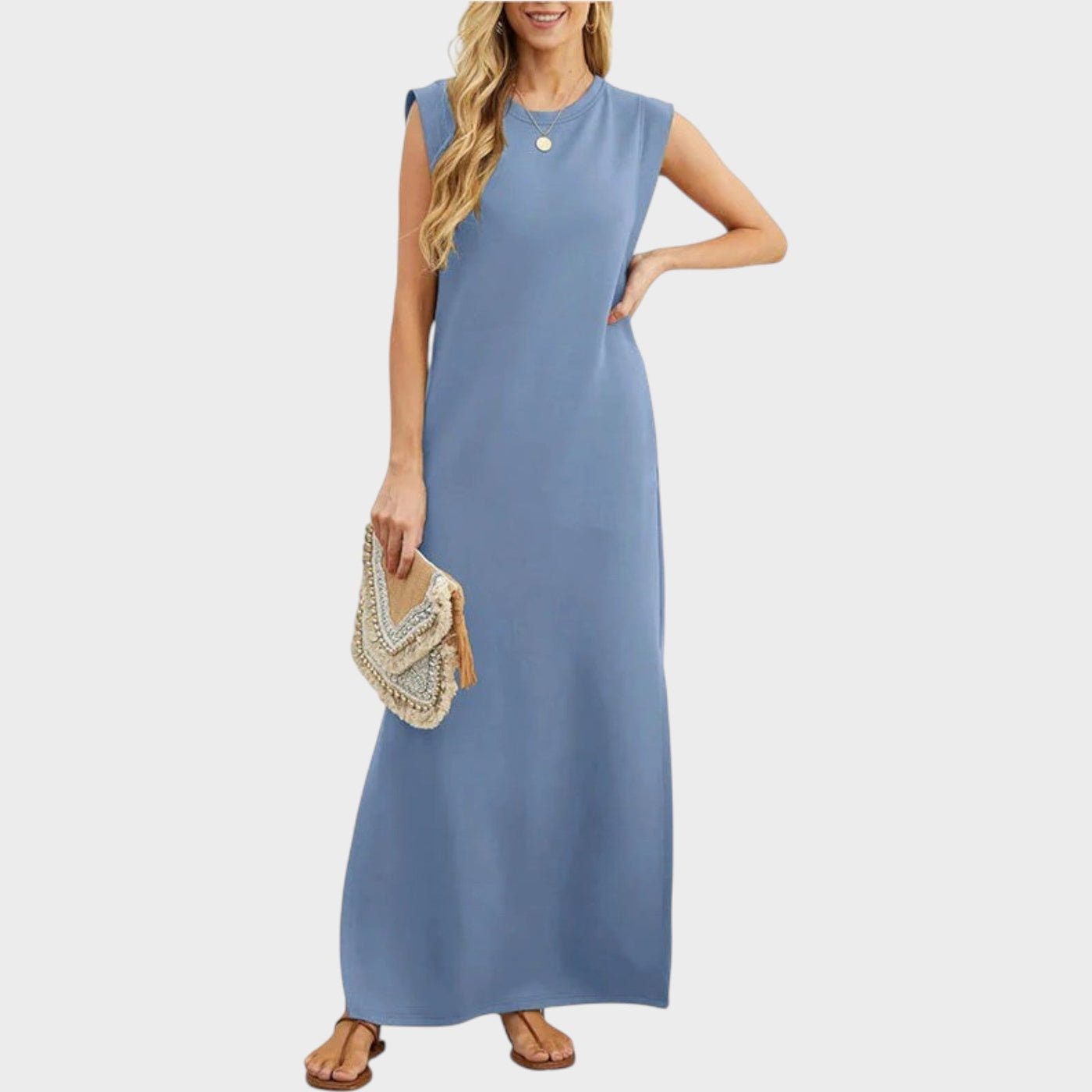 50% RABATT | Driftelle™ | Faltenfreies, fließendes Langkleid