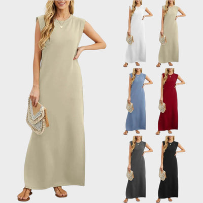 50% RABATT | Driftelle™ | Faltenfreies, fließendes Langkleid