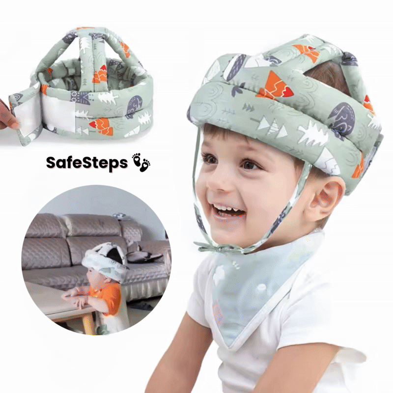 SafeSteps™ | Baby-Sicherheitshelm Weicher Schutz für Laufanfänger