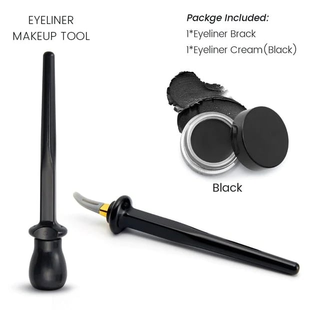 50% RABATT | LuxeLine™ | Eyeliner-Applikator + Eyeliner-Pomade