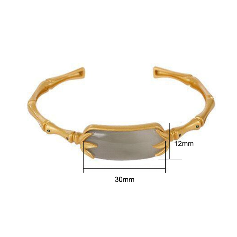 50% RABATT | BambooGrace™ | Eleganter antiker Bambusarmreif