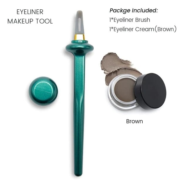 50% RABATT | LuxeLine™ | Eyeliner-Applikator + Eyeliner-Pomade