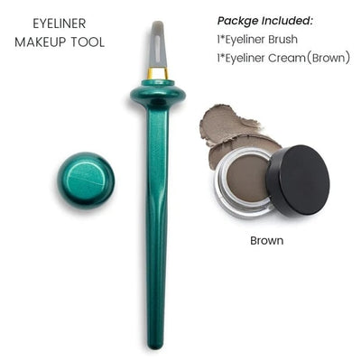 50% RABATT | LuxeLine™ | Eyeliner-Applikator + Eyeliner-Pomade