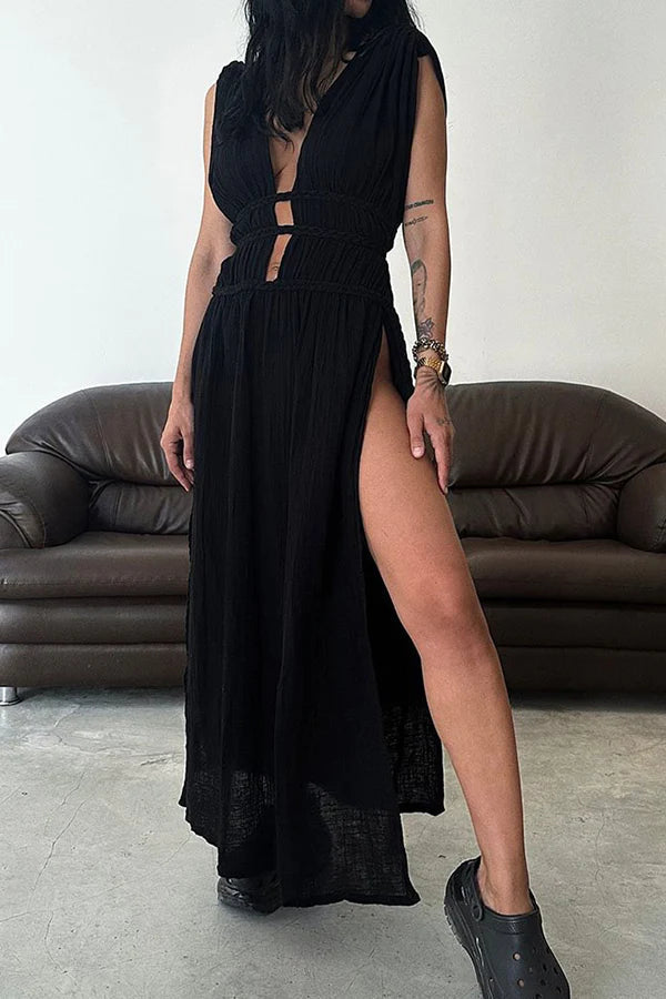 50% RABATT | Braelith™ | Boho Leinen Kaftan Kleid