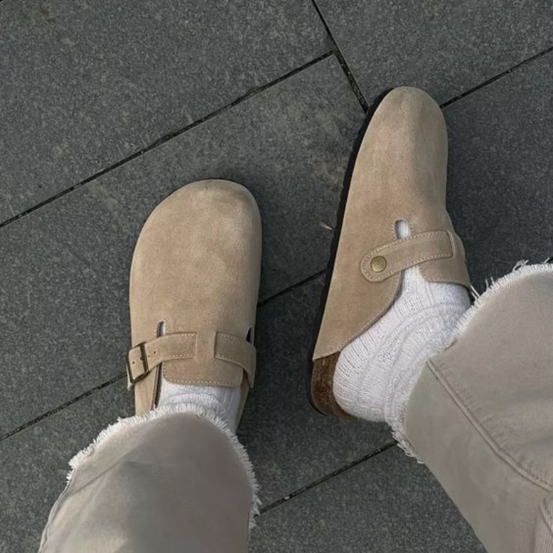 50% RABATT | Ecolisse™ | Premium-Wildlederpantoffeln - langlebig und zeitlos