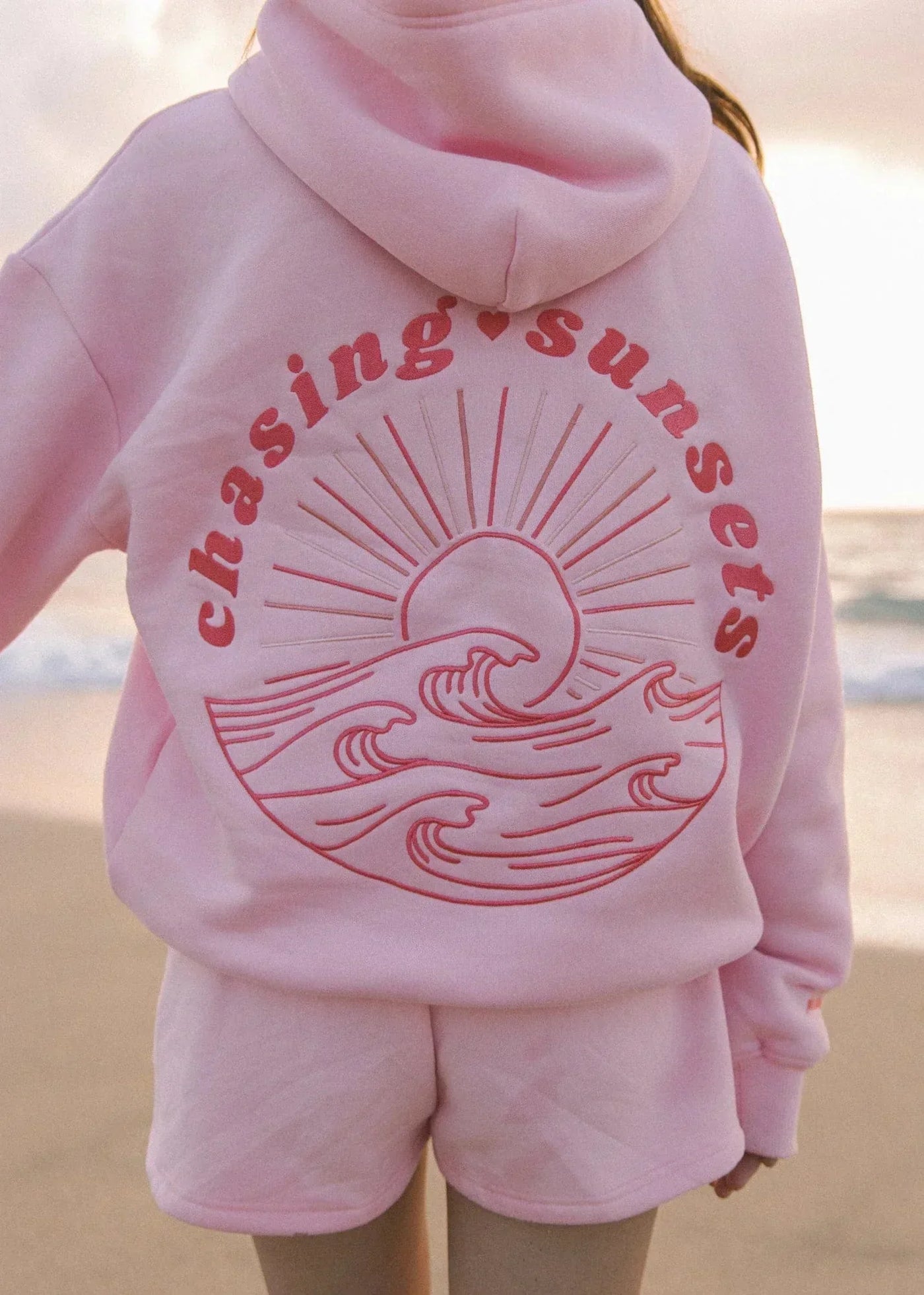 AbendGlow™ Gemütlicher Hoodie mit Sonnenuntergangsdesign