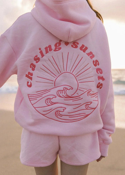 AbendGlow™ Gemütlicher Hoodie mit Sonnenuntergangsdesign